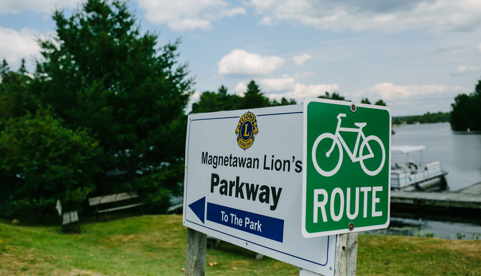 to Hwy 124 Route Bike Cottage Country